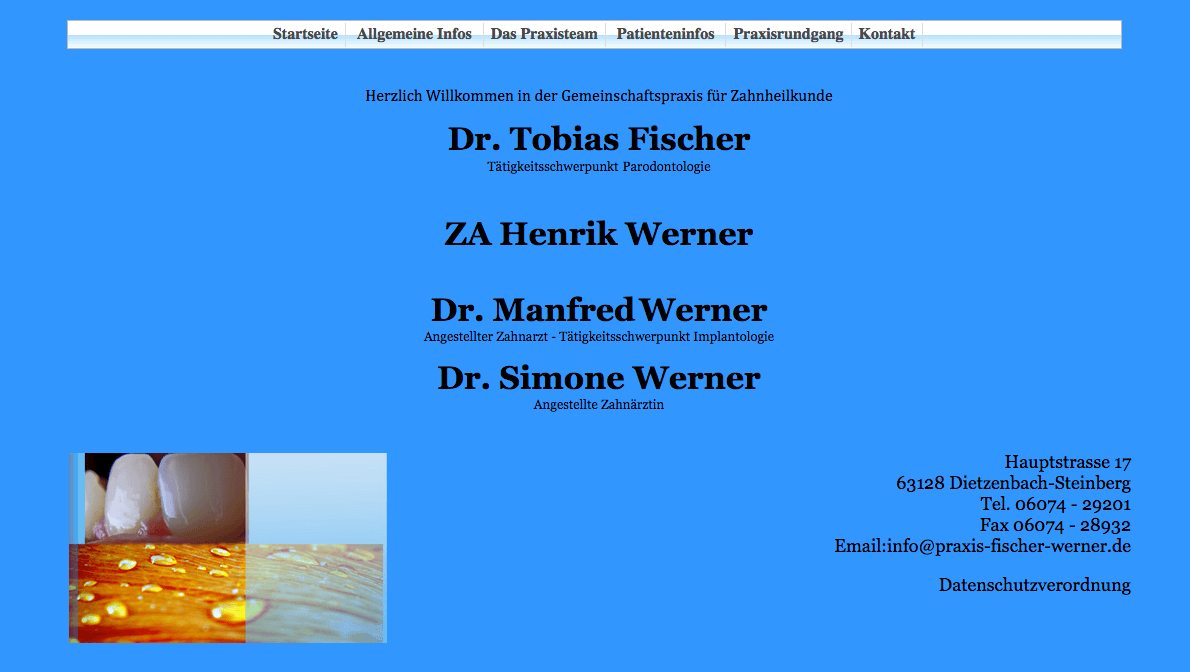 Zahnärztliche Gemeinschaftspraxis Dr. T. Fischer & H. Werner