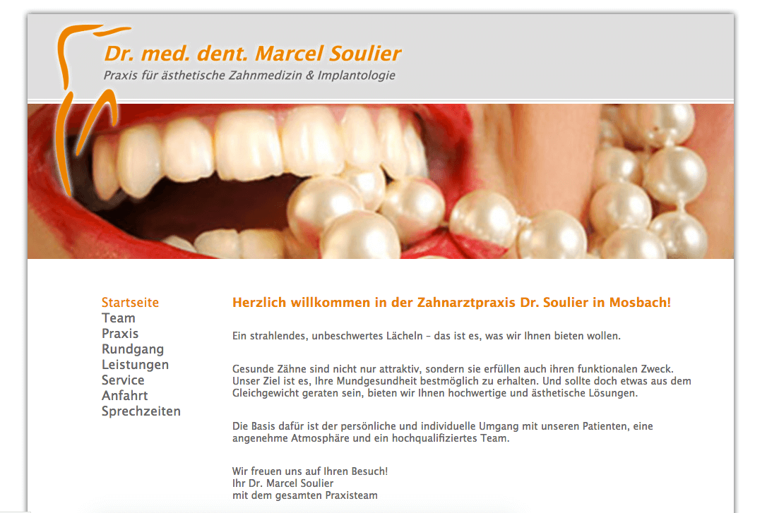 Zahnarzt Dr. Marcel Soulier | Zahnarztpraxis in Mosbach