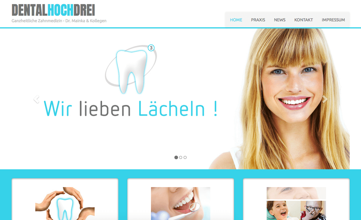 DentalHochDrei | Dr. J. Schmalz-Mainka, Dr. I. Mainka & Kollegen