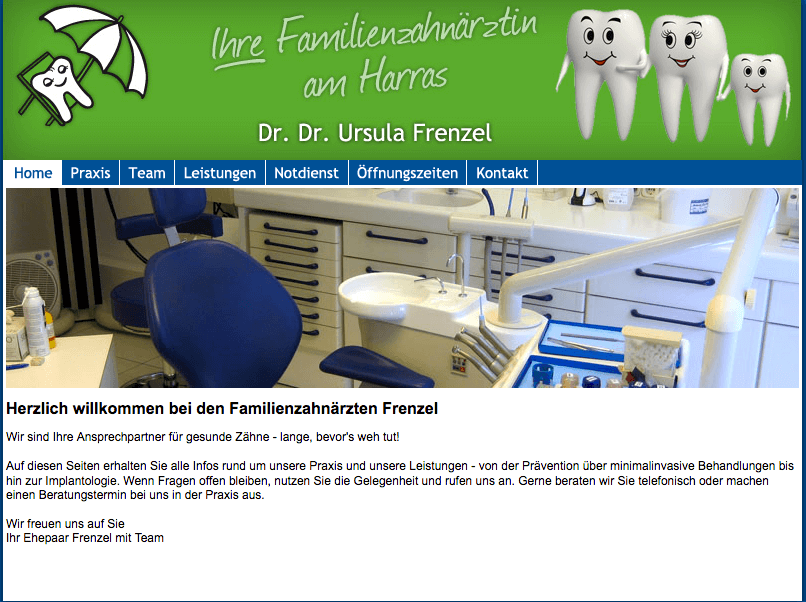 Zahnarztpraxis Dr. Dr. Ursula Frenzel und Dr. Manfred Frenzel